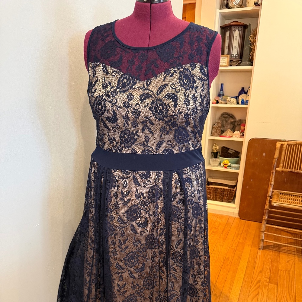 Blue lace formal